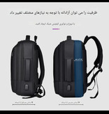 کوله پشتی لپ تاپ الوا مدل 2103 وارداتی داری پورت USB و کاملا ضد اب